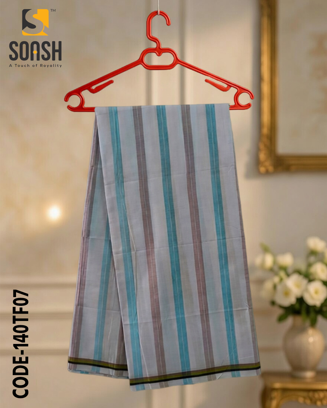 Elite Stripe Tissue Lungi